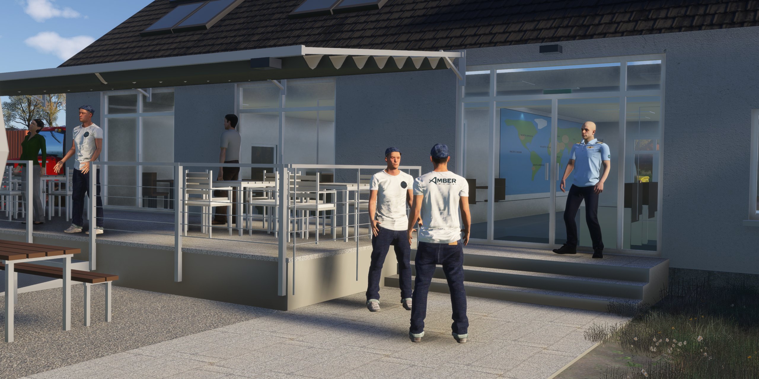 A busy day at LZDV. Amber Virtual Airlines Captains' Meeting 2026.